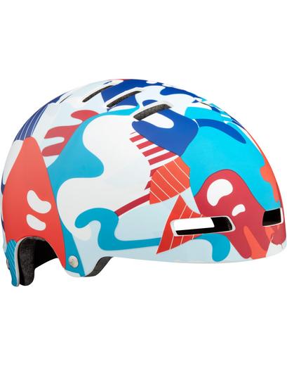 Шолом LAZER Street Jr, підлітковий, червоно-синій камуфляж