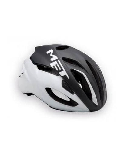 Шолом MET Rivale M (54-58) Black White matt glossy