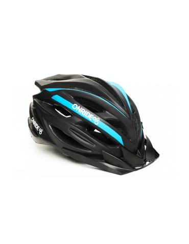 Шолом ONRIDE Grip матовий чорний/синій L (58-61 см)