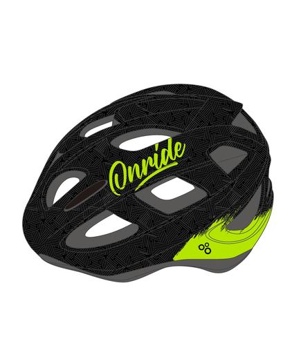 Шолом ONRIDE Rider чорний/зелений M (52-56 см)