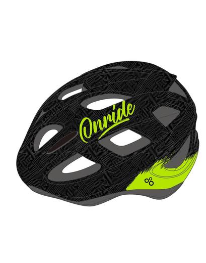 Шолом ONRIDE Rider чорний/зелений M (52-56 см)