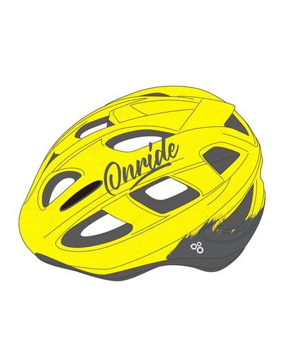 Шолом ONRIDE Rider жовтий/сірий M (52-56 см)