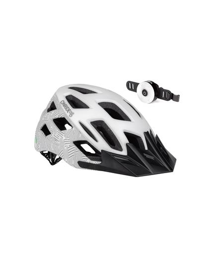 Шолом ONRIDE Sub біло-сірий L (58-61 см) + Мигалка ONRIDE Donut 20