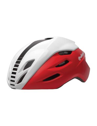 Шолом POLISPORT Aero R. M Червоний матовий/Білий Глянцевий/Чорний In-Mold