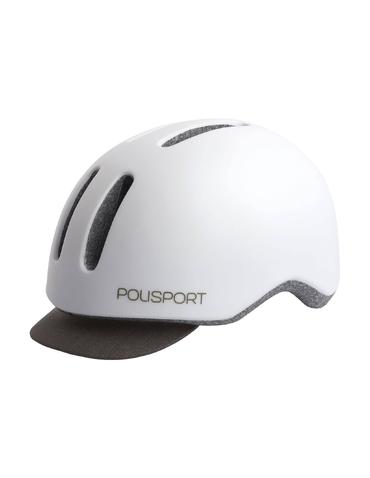 Шолом POLISPORT Commuter M Білий матовий/ Сірий In-Mold