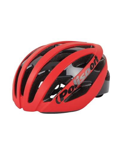 Шолом POLISPORT Light Pro M Червоний матовий/Чорний In-Mold
