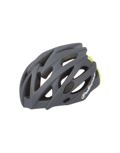 Шолом POLISPORT Twig M Сірий/Яскравий Жовтий In-Mold