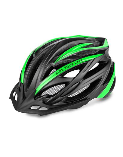 Шолом R2 Arrow чорний/зелений матовий S (54-56 см)