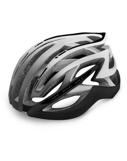 Шолом R2 Evo 2.0 чорний, сірий, білий матовий L: 58-61 cm