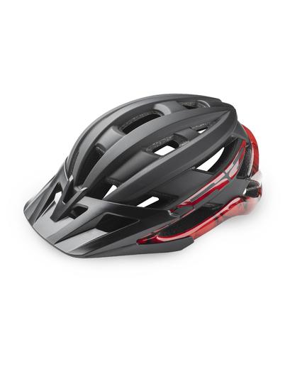 Шолом R2 Guard колір червоний, чорний матово-глянцевий розмір L: 58-62 см