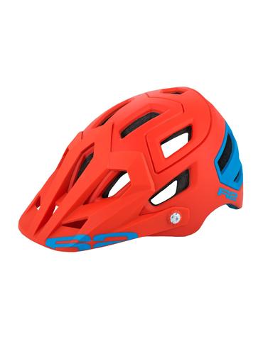 Шолом R2 Trail матовий червоний/блакитний L (58-61см)