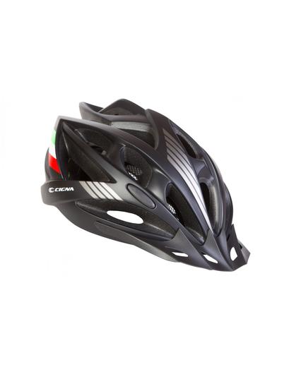 Шолом велосипедний з козирком СIGNA WT-036 М (56-58см) чорний