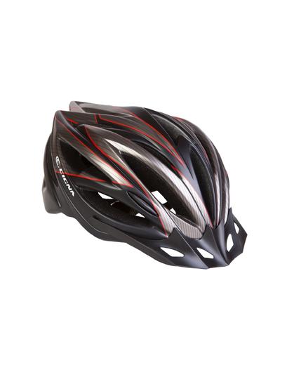 Шолом велосипедний з козирком СIGNA WT-068  L (58-61см) чорно/червоний