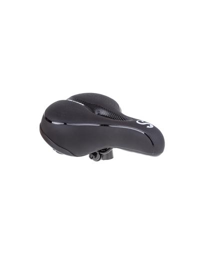 Сідло TW SD-919C з отвором, замком та еластомером 265х200 мм чорне