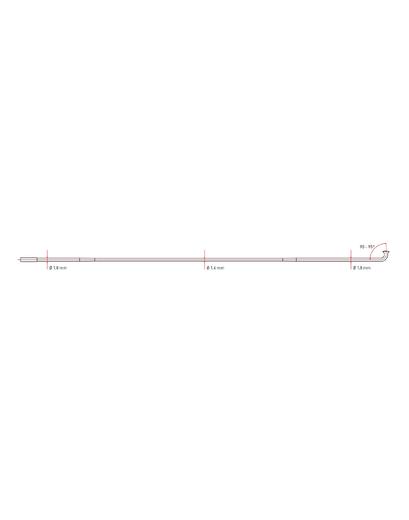 Спиця DT Swiss Comрetition 1.8/1.6/1.8 x 274 мм тянута J-подібна чорний (100 шт)