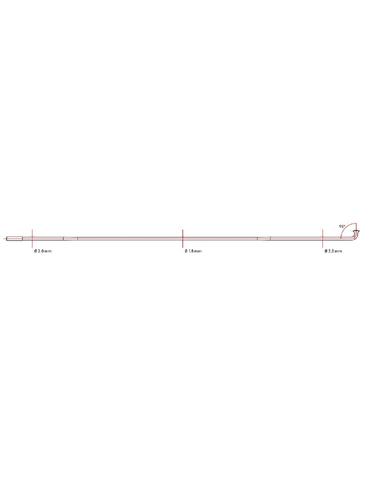 Спиця DT Swiss Comрetition 2/1.8/2 x 272 мм тянута J-подібна чорний (100 шт)