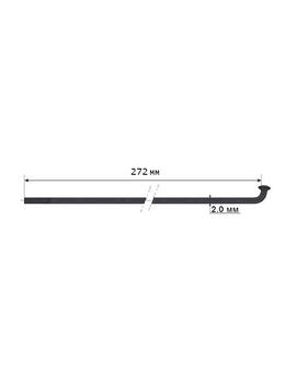 Спиця Mach1 Inox Plus 2x272 сріблястий