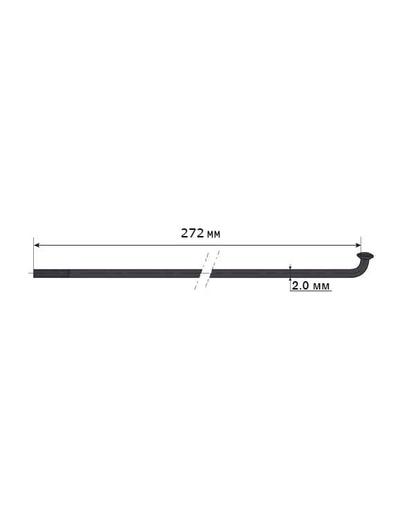 Спиця Mach1 Inox Plus 2x272 чорний