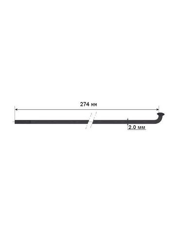 Спиця Mach1 Inox Plus 2x274 чорний