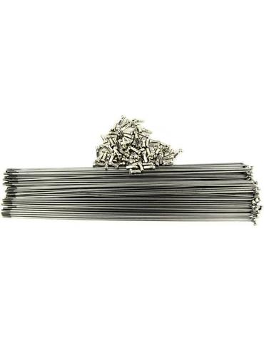 Спиця X17 250мм з ніпелем стальним сріблятий