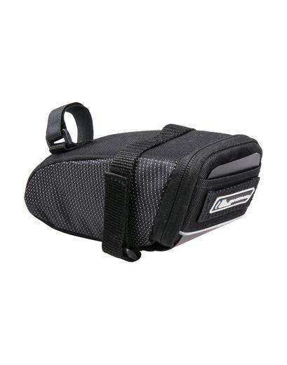 Сумка Longus MUD L під сідло 0,9L з крилом, чорний Velcro