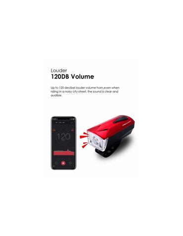 Світло переднє BC-FL1592 350лм LED живлення Li-on 1800mAh з ел. дзвінком USB Pl