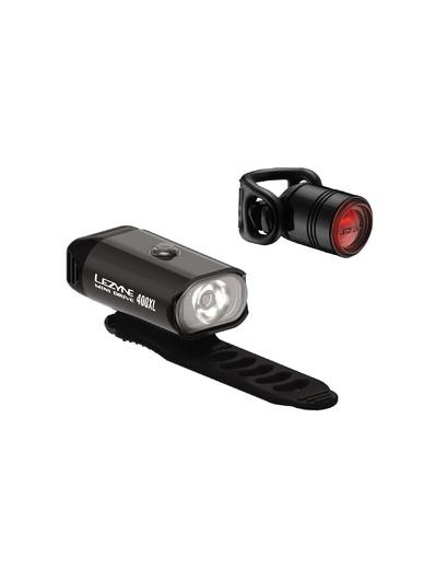 Світло переднє і заднє Lezyne MINI DRIVE 400XL / FEMTO DRIVE PAIR комплект чорний