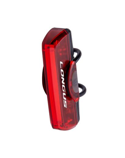 Світло заднє Longus  LATCH 16 LED 8 ф-цій USB 50lm чорний