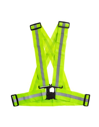 Світловідбиваючий жилет Lit on не еластичний S-L OEM (ш.лямок: 50 мм; ш.світлов.смужки: 15 мм)