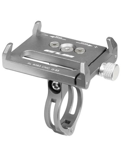 Тримач гаджета GUB G-85 на кермо/винос алюмінієвий, титан