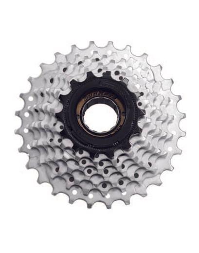 Тріскачка SunRace MFM2A 6DS 1, 6 швидкостей, 14-28T, Zinc/Black