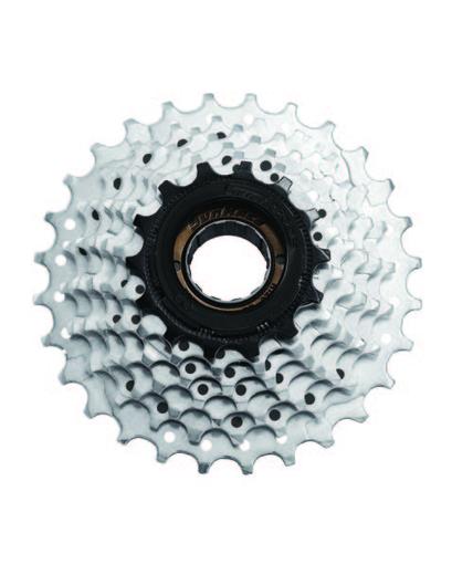 Тріскачка SunRace MFM2A 7CS 1, 7 швидкостей, 13-28T, Zinc/Black