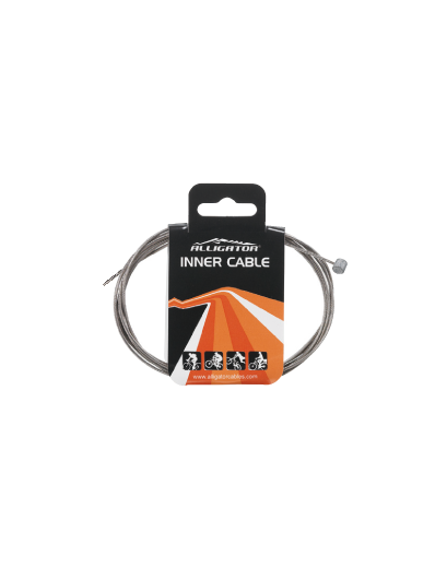 Тросик гальмівний Alligator універсальний полірована нержавійка (в індивідуальній упаковці) 1700 мм