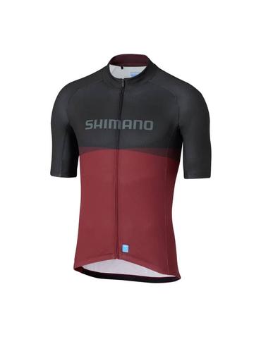 Велоджерсі Shimano TEAM2, чорно-бордове, розм. M