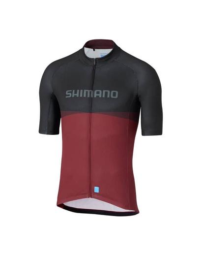 Велоджерсі Shimano TEAM2, чорно-бордове, розм. M