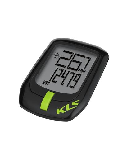 Велокомп'ютер бездротовий KLS Direct чорно-зелений WL 6-функцій (без ф-ї 