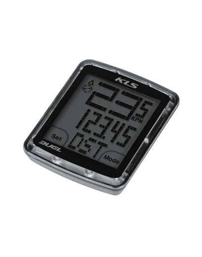 Велокомп'ютер бездротовий KLS Duel WL сірий 10-функцій