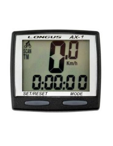 Велокомп'ютер дротовий Longus AX-1 Special Edition 8 функцій чорний