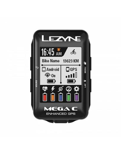 Велокомп'ютер бездротовий Lezyne MEGA C GPS чорний