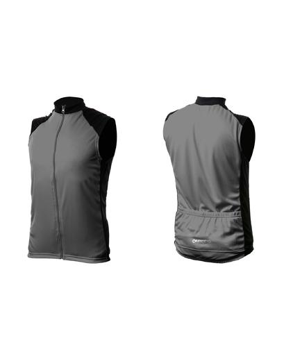 Веломайка без рукавів ONRIDE Spring сірий/чорний  L