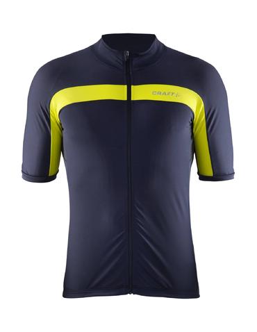 Веломайка чоловіча Craft Velo Jersey Man чорний/жовтий M
