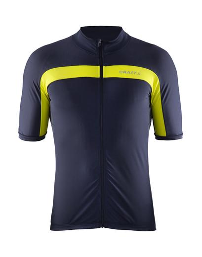 Веломайка чоловіча Craft Velo Jersey Man чорний/жовтий M