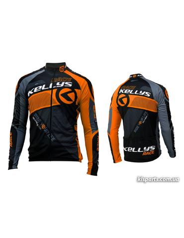 Веломайка з довгим рукавом KLS Pro Race помаранчевий S