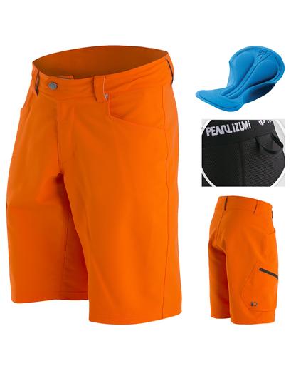 Велошорти Pearl Izumi MTB CANYON зйомний памперс помаранчевий XL