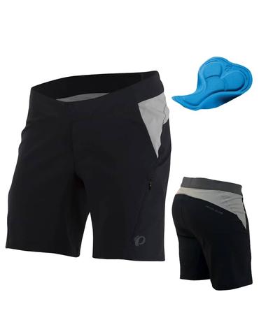 Велошорти жіночі Pearl Izumi MTB CANYON зйомний памперс чорний/сірий L