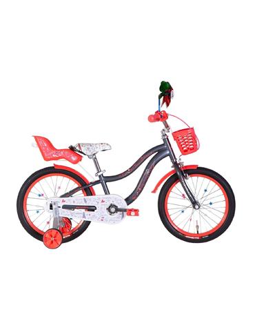 Велосипед 18" Formula ALICIA 2022 Розмір 9"    сірий з білим та кораловим