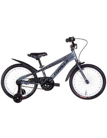 Велосипед 18" Formula WILD 2022 Розмір 9"   сірий із чорним