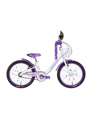 Велосипед 20" FORMULA Cherry 10" сірий з фіолетовий