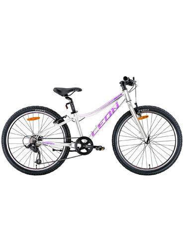 Велосипед 24" LEON JUNIOR VBR 2022 12" білий з рожевим