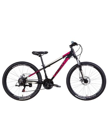 Велосипед 26" Formula MOTION AM DD 13" чорно-фіолетовий з бежевим
